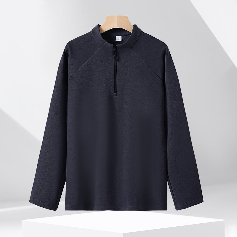 Breathable sweatshirt with stand-up collar, 320g
