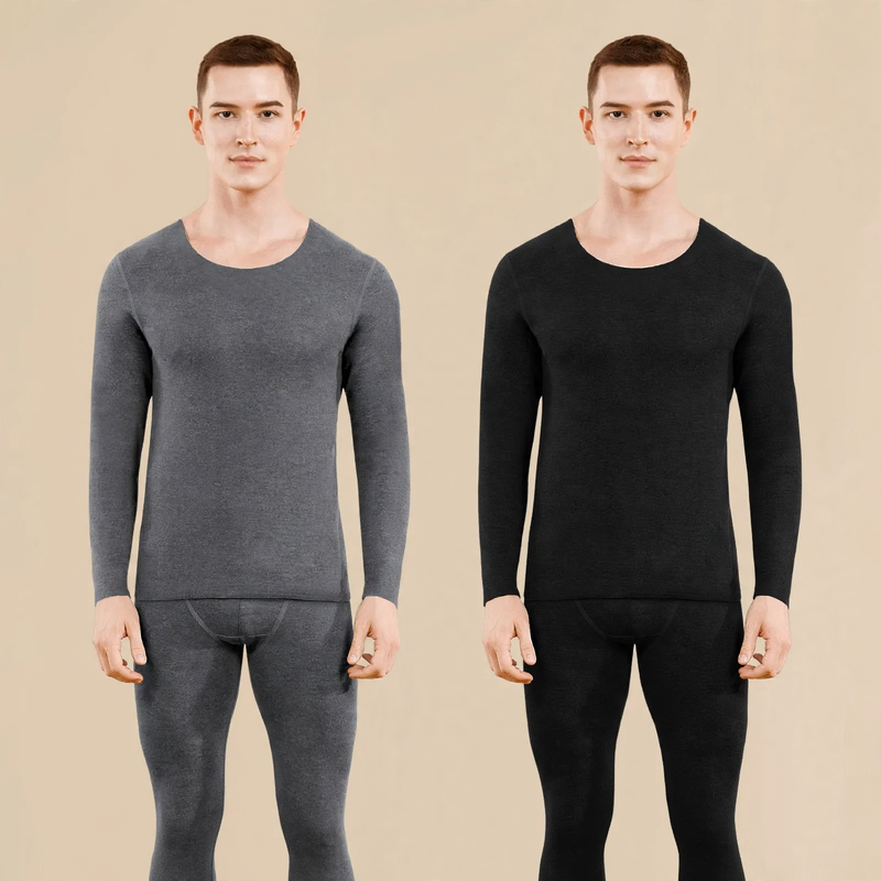 Men's thermal underwear set, lined