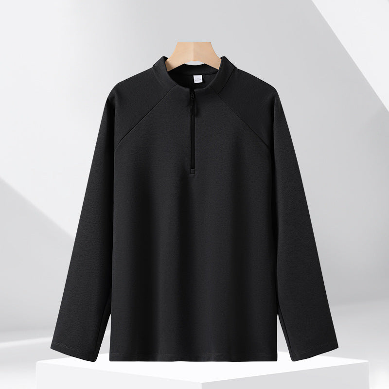Breathable sweatshirt with stand-up collar, 320g