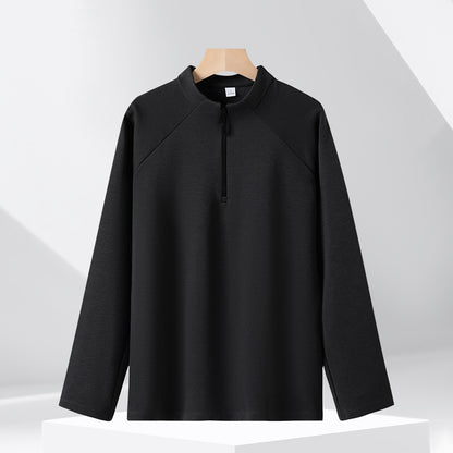 Breathable sweatshirt with stand-up collar, 320g