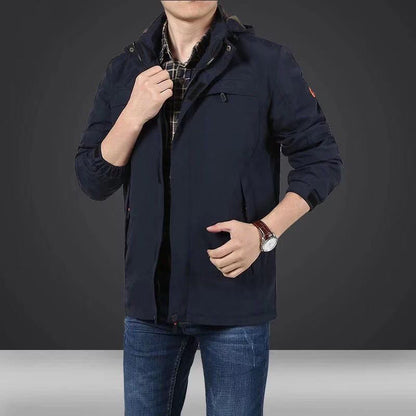 Men's lightweight technical field jacket with multifunctional pockets and adjustable hem Shop Velvia