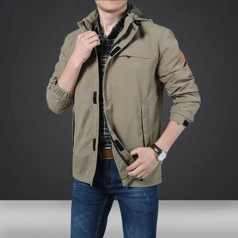 Men's lightweight technical field jacket with multifunctional pockets and adjustable hem Shop Velvia