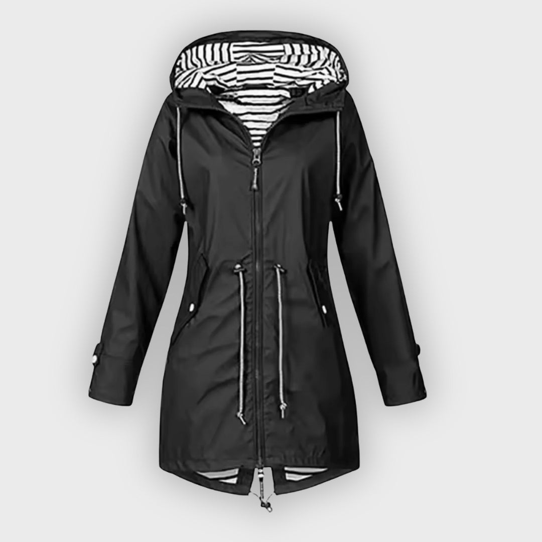 Shop Velvia | Waterproof coat with hood