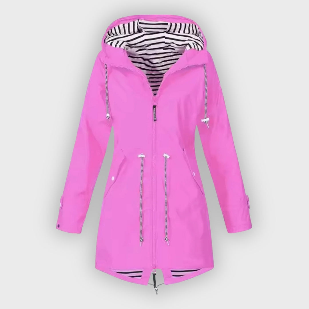 Shop Velvia | Waterproof coat with hood