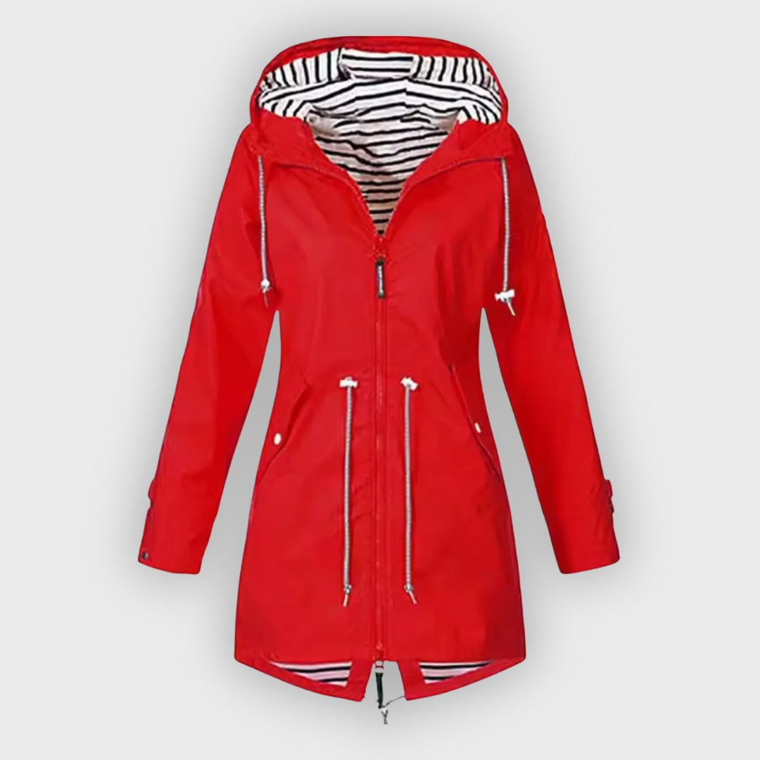 Shop Velvia | Waterproof coat with hood