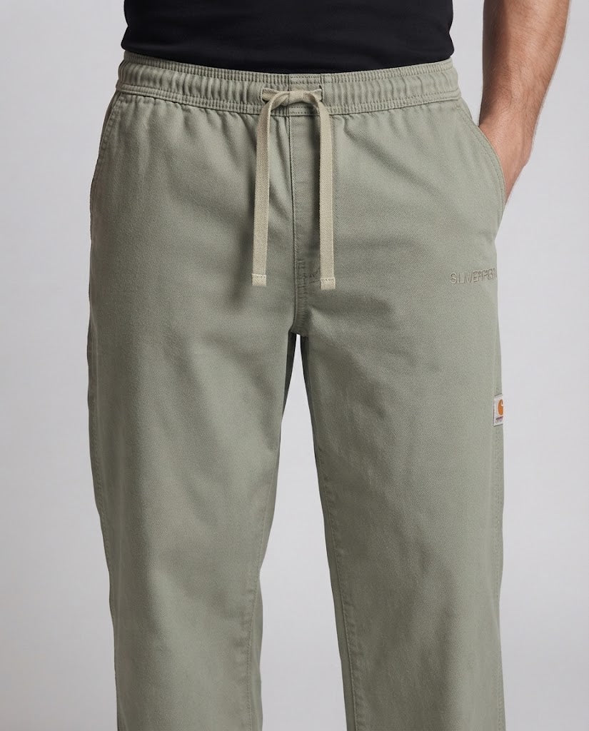 Men's Relaxed-Fit Casual Pants with Drawstring Waist and Straight Leg Shop Velvia