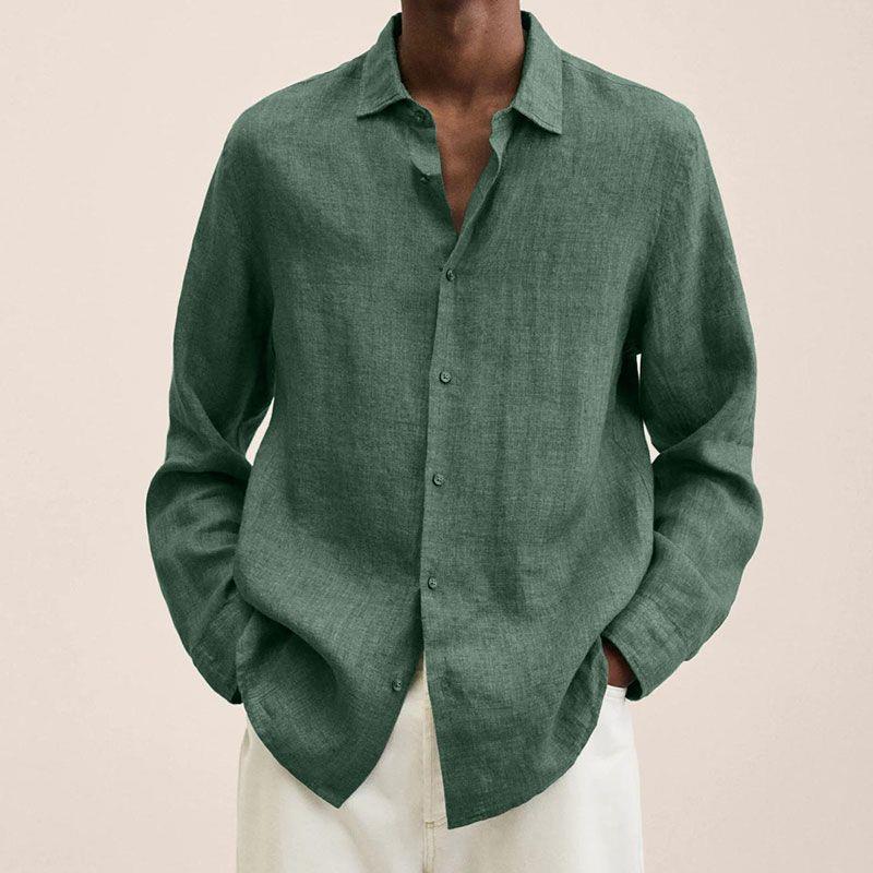 Shop Velvia | Elegant Linen Shirt For Men