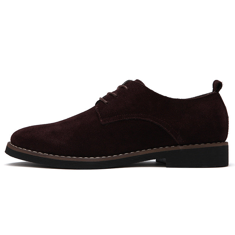 Men's Elegant Suede Lace-Up Shoe Shop Velvia