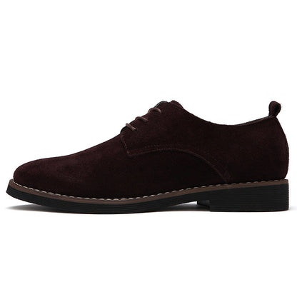 Men's Elegant Suede Lace-Up Shoe Shop Velvia