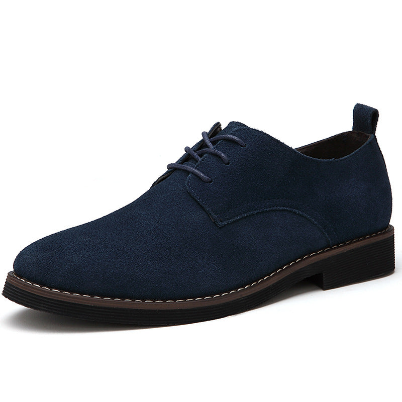 Men's Elegant Suede Lace-Up Shoe Shop Velvia