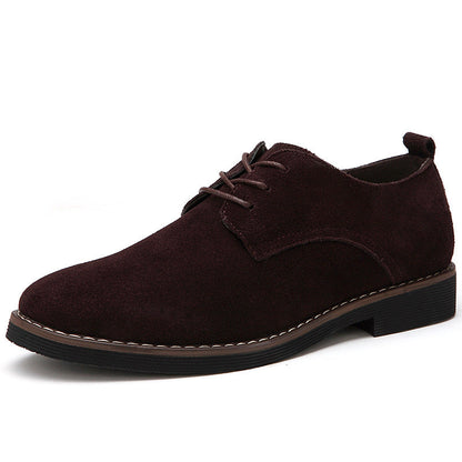 Men's Elegant Suede Lace-Up Shoe Shop Velvia