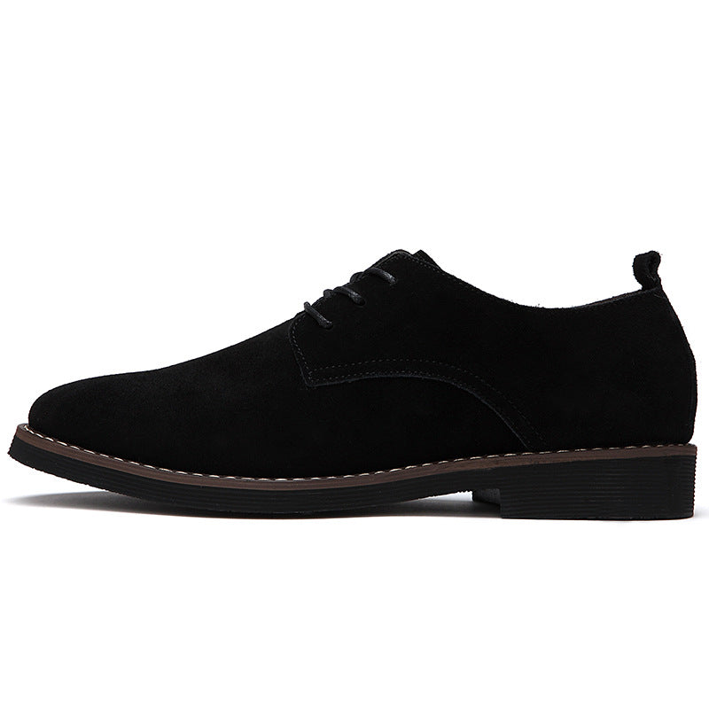 Men's Elegant Suede Lace-Up Shoe Shop Velvia