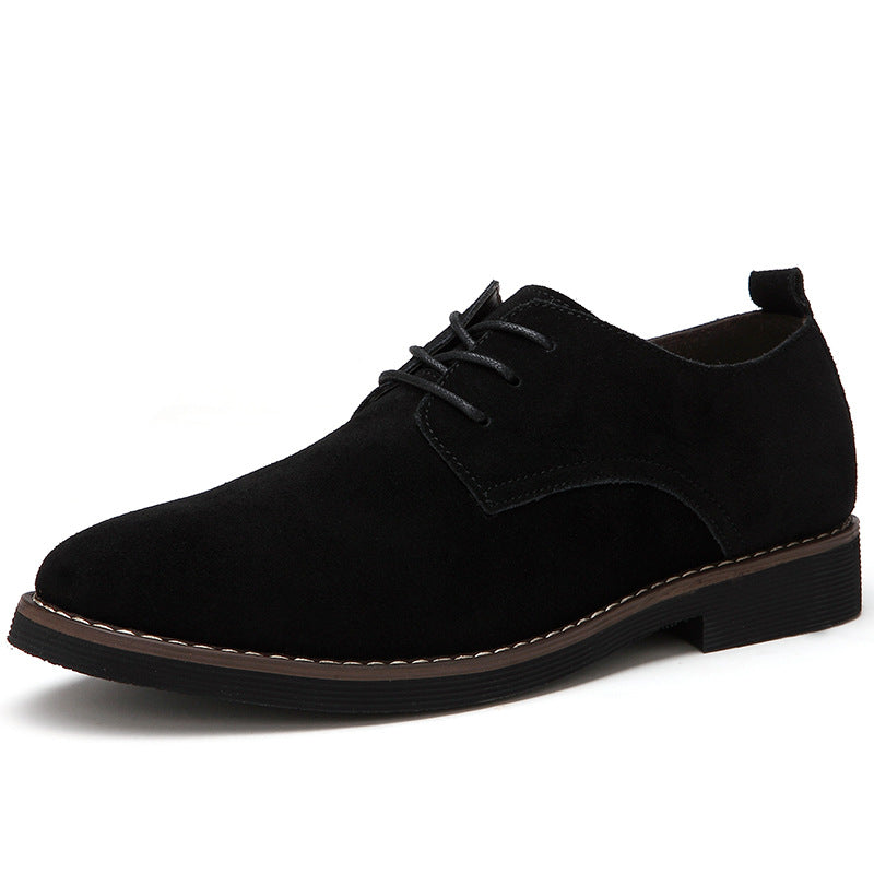 Men's Elegant Suede Lace-Up Shoe Shop Velvia