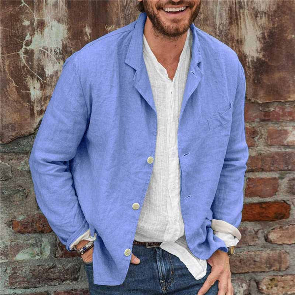 Shop Velvia | Men's Linen Jacket