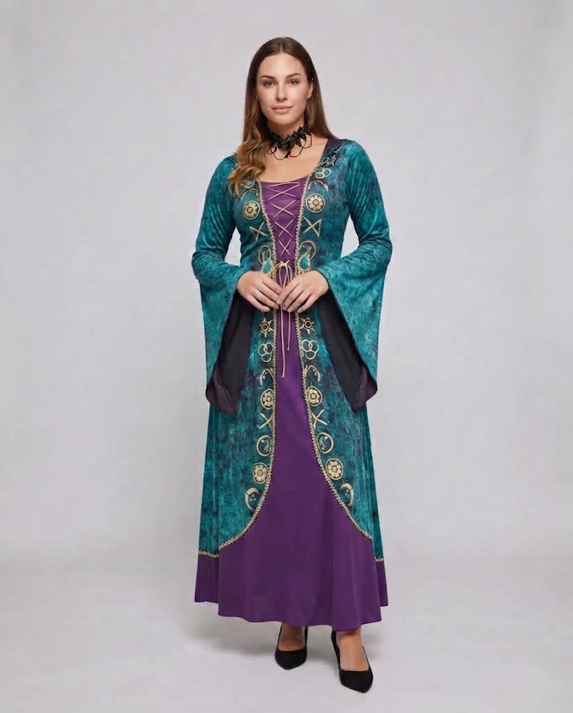 Women's fantastic low costume with filigree details Shop Velvia