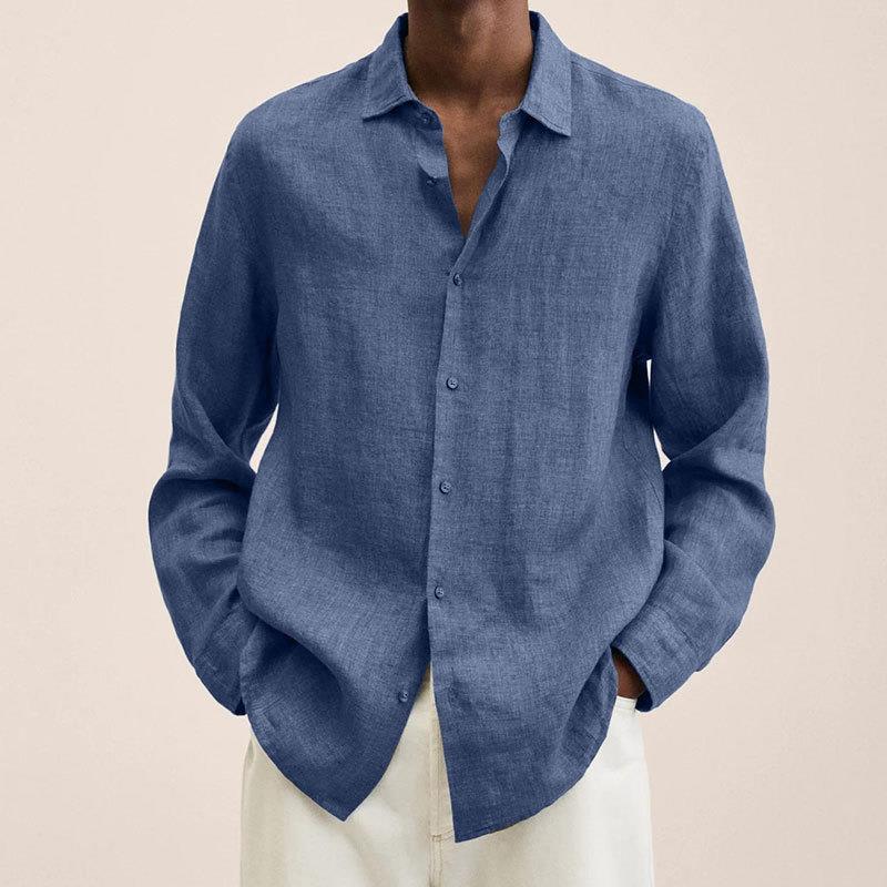 Shop Velvia | Elegant Linen Shirt For Men