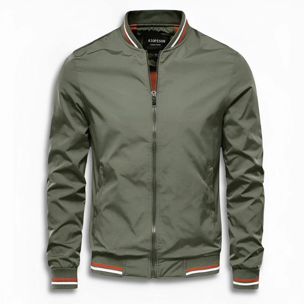Shop Velvia | Men's Casual Transitional Jacket with Water-Repellent Surface & Stand-Up Collar Shop Velvia