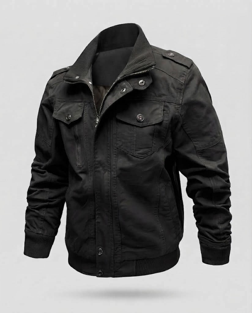 Men's Casual Utility Jacket with Practical Pockets Shop Velvia