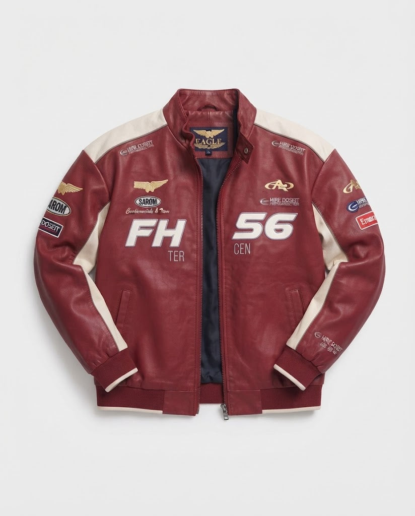 Men's Fashion Faux Leather Jacket with Practical Details Shop Velvia