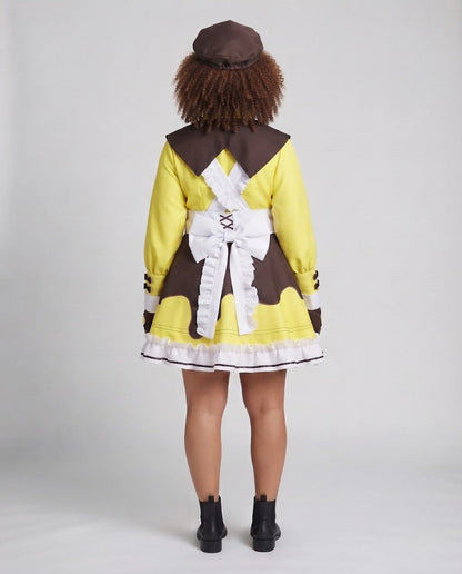 Ladies costume dress with animal motifs and various accessories Shop Velvia