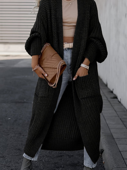 Shop Velvia | Wool knitted cardigan with pockets for women - Perfect for everyday use