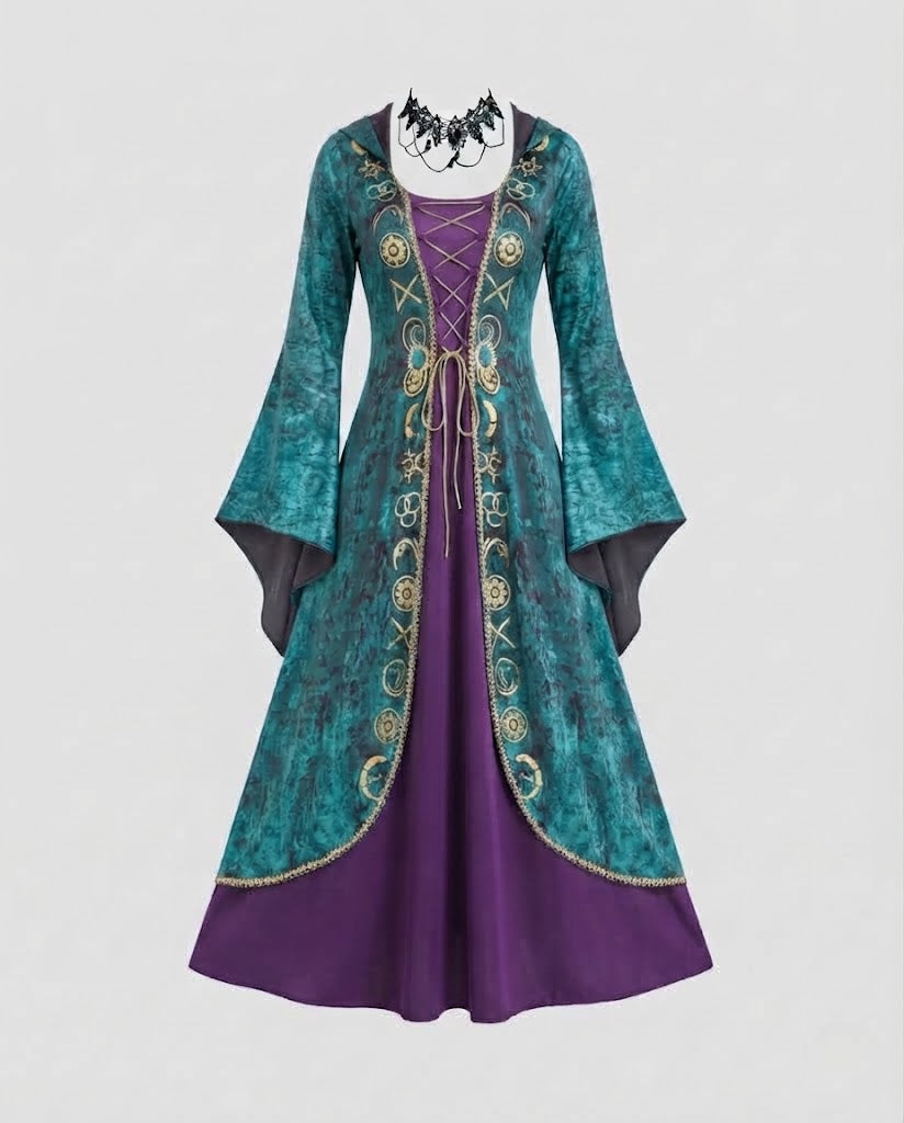 Women's fantastic low costume with filigree details Shop Velvia