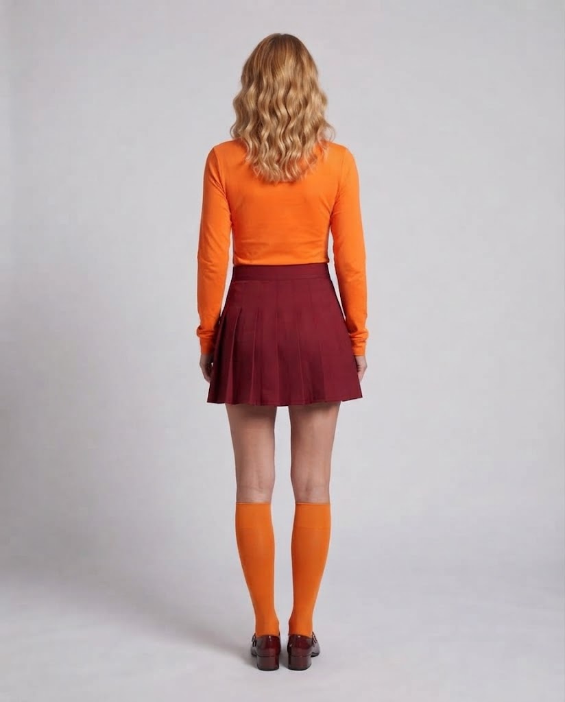 Women Cosplay Costume Set with warming turtleneck and skirts Shop Velvia