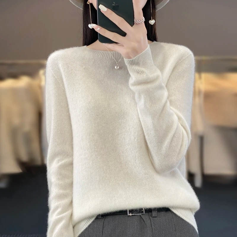 Shop Velvia | Cashmere Pullover Women Stylish Round Neck, Soft & Comfortable