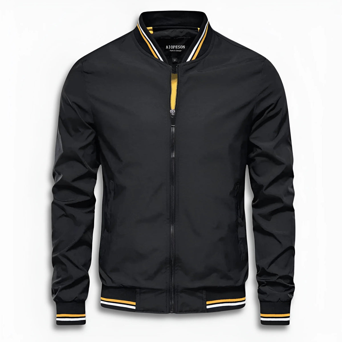Men's Casual Transitional Jacket with Water-Repellent Surface & Stand Collar | Shop Velvia