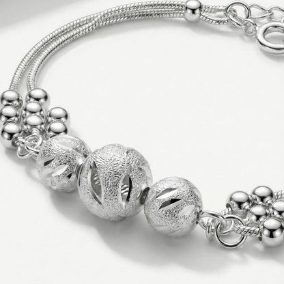 Ladies Multi-Strand Bracelet with Decorative Beads