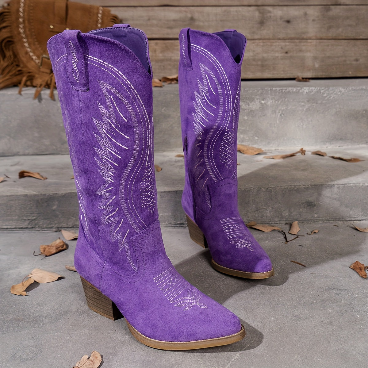 Cowboy boots made of suede Bella Shop Velvia