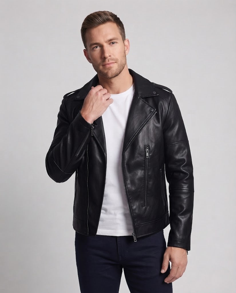 Men's Fashion Biker Jacket Shop Velvia