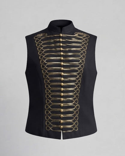 Ladies Evening Waistcoat in Military Style Shop Velvia