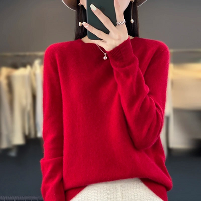 Shop Velvia | Cashmere Pullover Women Stylish Round Neck, Soft & Comfortable