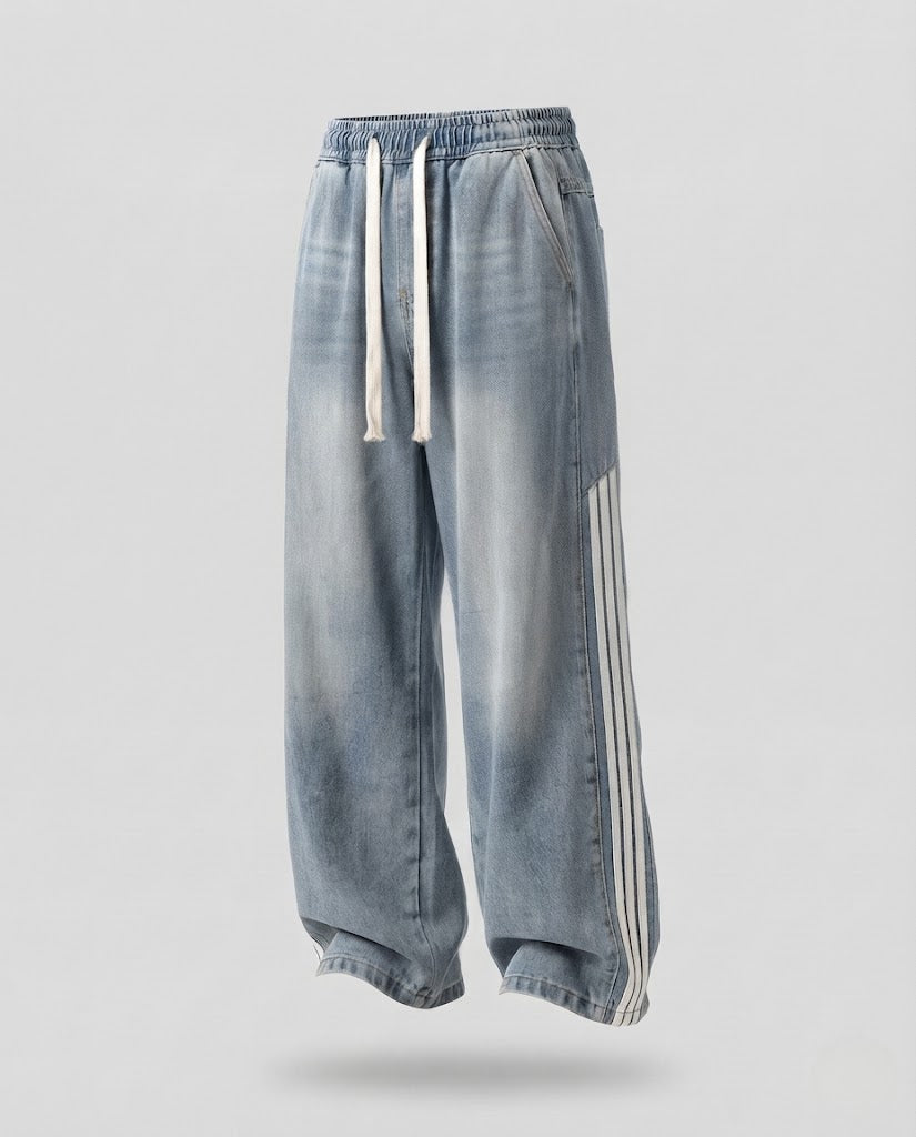 Women's Loose-Fit Jogging Pants with Side Stripes Shop Velvia