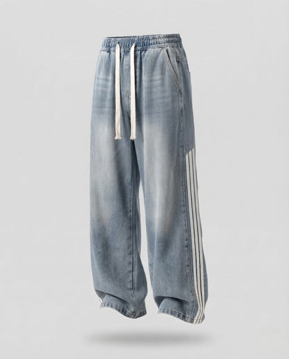 Women's Loose-Fit Jogging Pants with Side Stripes Shop Velvia
