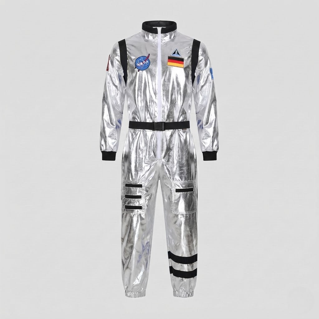 Men's futuristic space suit with reflective surface Shop Velvia