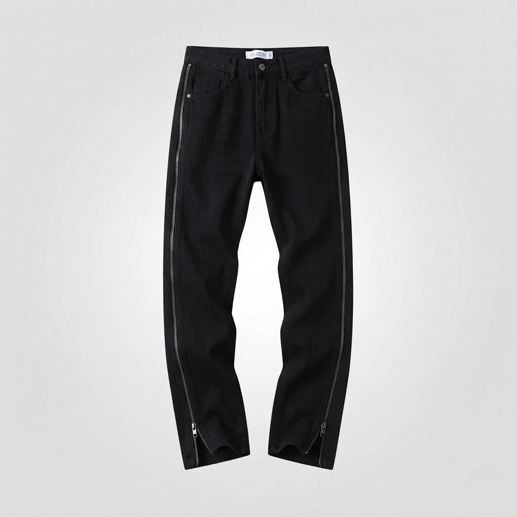 Men's Stylish Jogging Pants with Zipper Shop Velvia