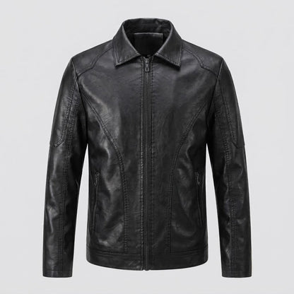 Men's modern faux leather jacket Shop Velvia