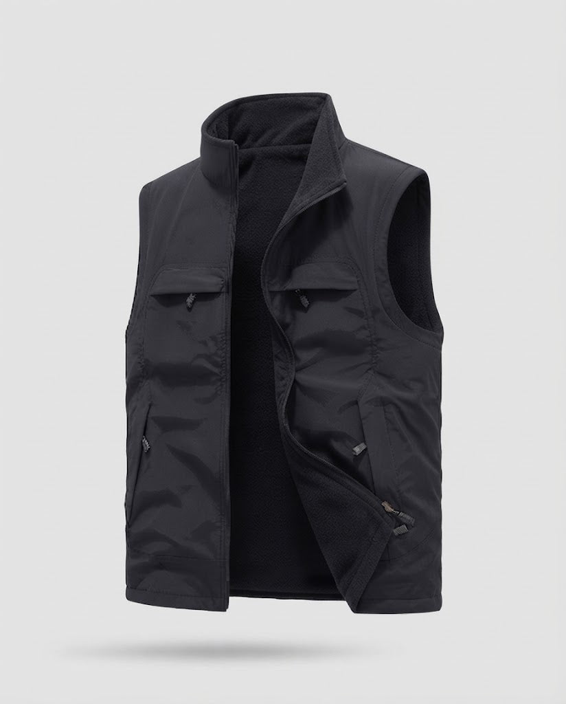 Men's Practical and Versatile Fleece Vest Shop Velvia