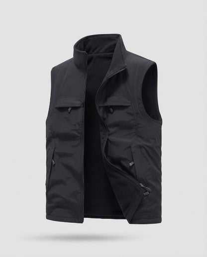 Men's Practical and Versatile Fleece Vest Shop Velvia