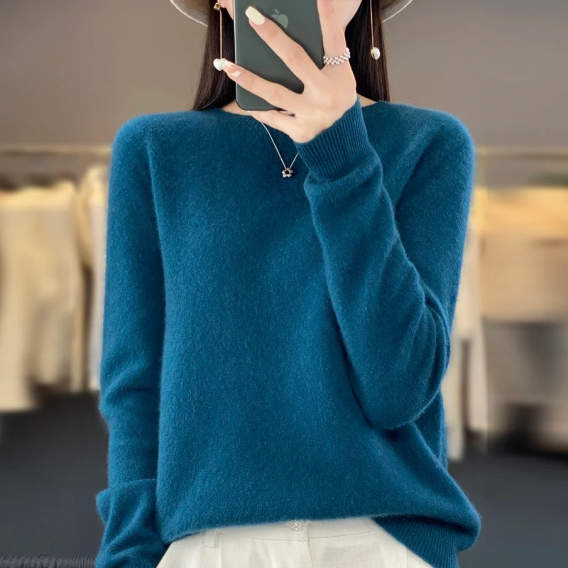 Shop Velvia | Cashmere Pullover Women Stylish Round Neck, Soft & Comfortable