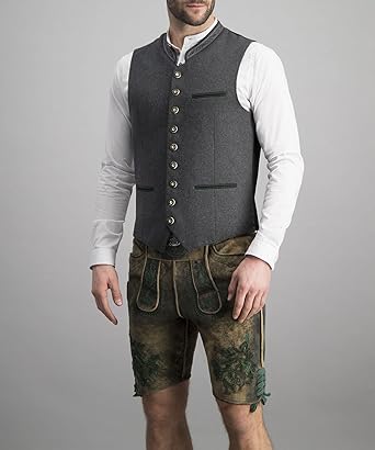 Shop Velvia | Men's Traditional Waistcoat Waistcoat Gray Classic Elegant