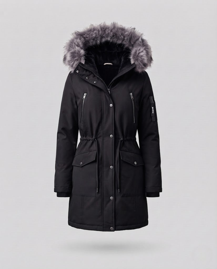 Men's Warm Lined Winter Parka with Removable Hood Shop Velvia