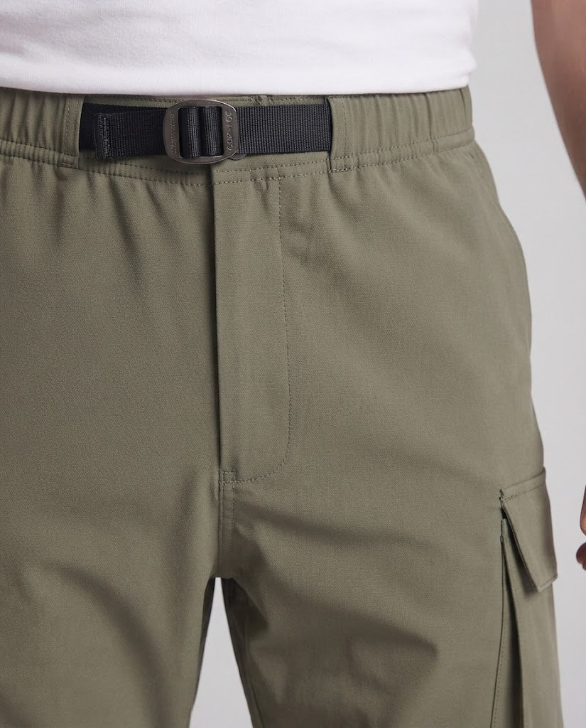 Men's cargo pants with elastic waistband and pockets Shop Velvia