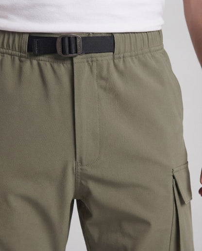 Men's cargo pants with elastic waistband and pockets Shop Velvia