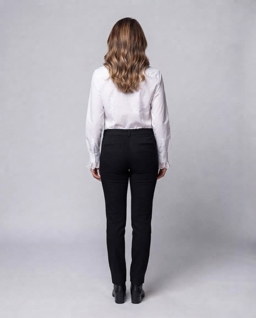 Women Ruffled Blouse with Elegant Sleeve Cuffs Shop Velvia