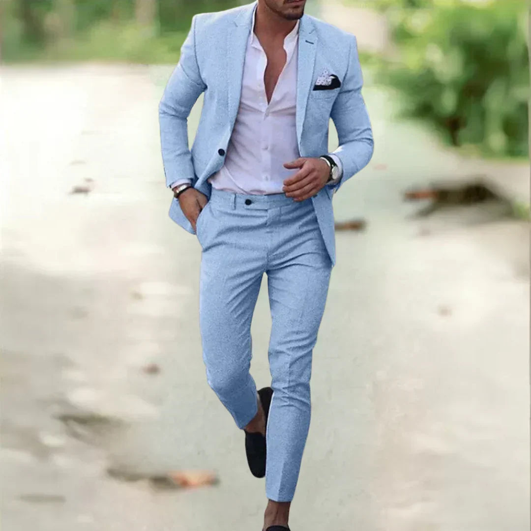 Men's Summer Suit 2-Piece – Blazer & Trousers