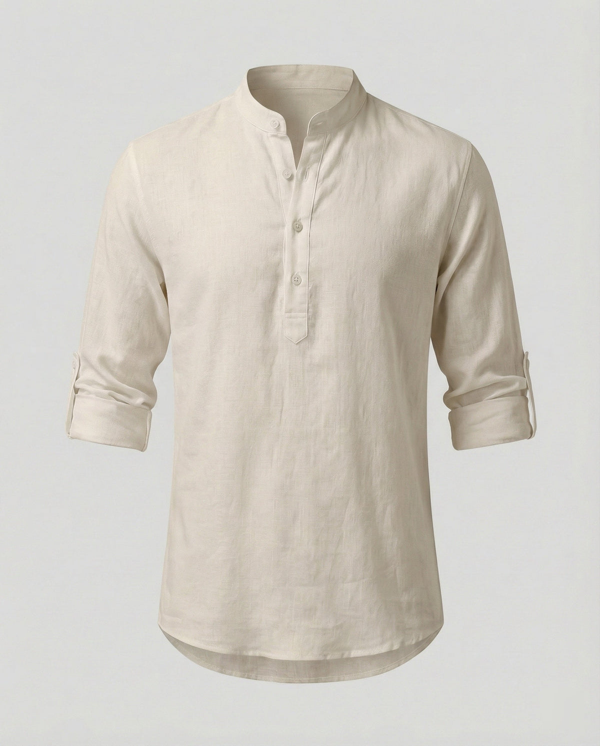 Elegant Linen Shirt with Collar
