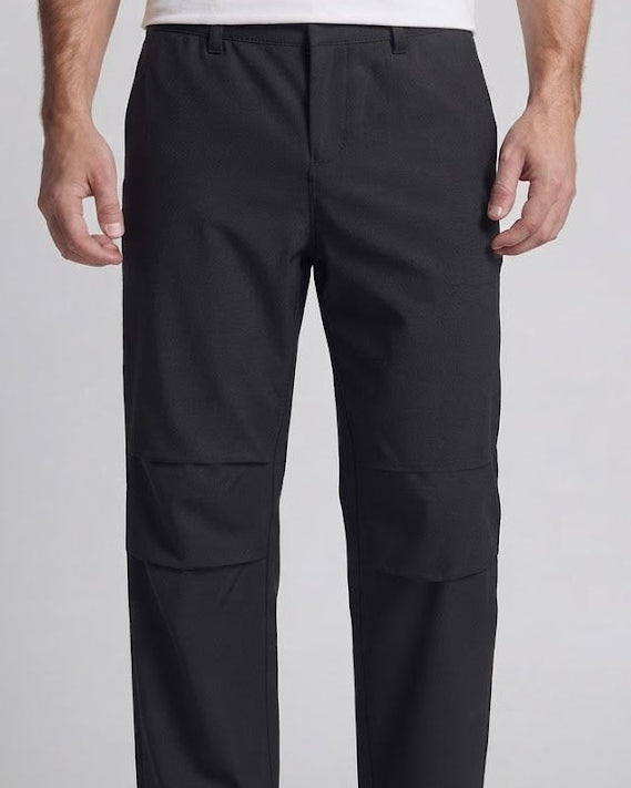 Men's Relaxed Wide-Leg Pants made of technical stretch twill with a clean waistband Shop Velvia